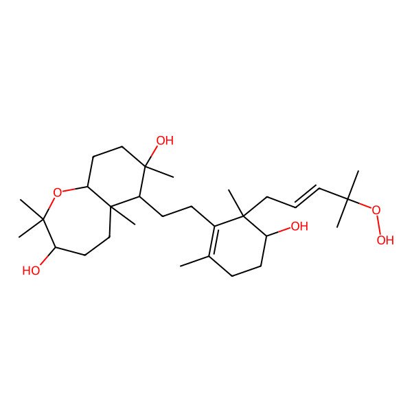 2D Structure of Siphonellinol C-23-hydroperoxide