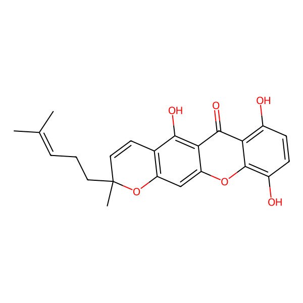 2D Structure of Smeathxanthone B