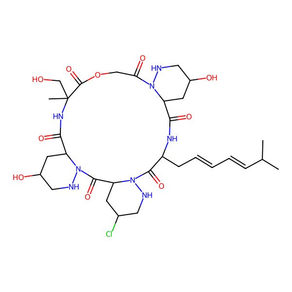 2D Structure of Piperazimycin A