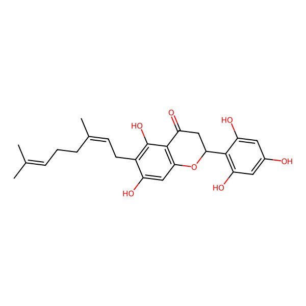 2D Structure of Sophoraflavanone D