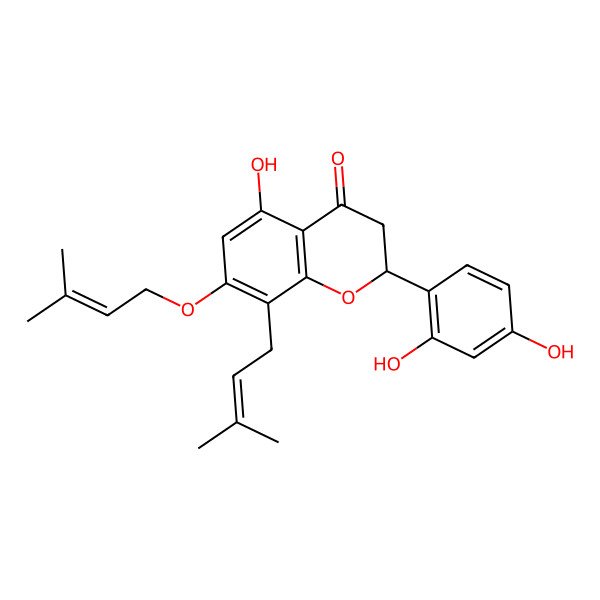 2D Structure of Sophoraflavanone L