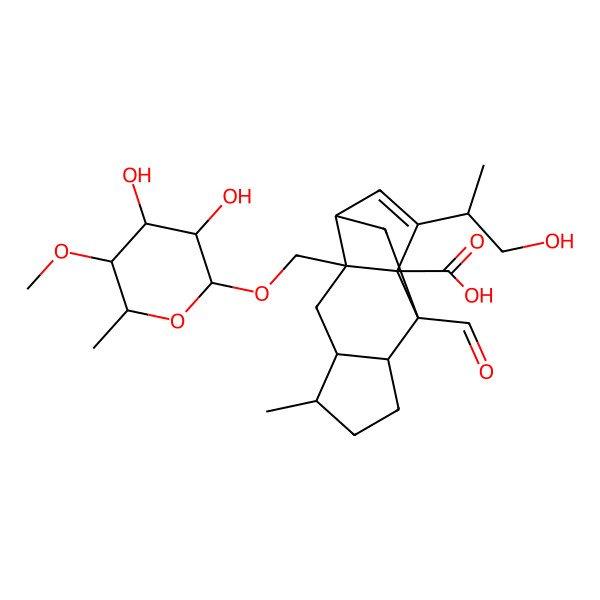 2D Structure of Sordarin C