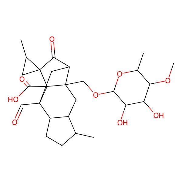 2D Structure of Sordarin E