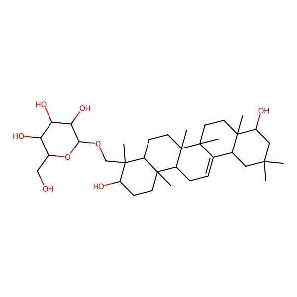 2D Structure of Soyasapogenol B 24-O-b-D-glucoside
