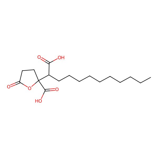 2D Structure of 4,5-Dicarboxy-gamma-pentadecanolactone