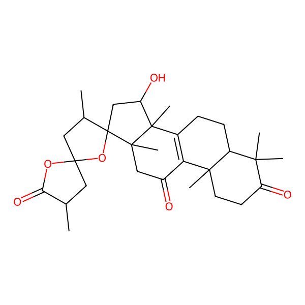 2D Structure of Spiroganocalitone A
