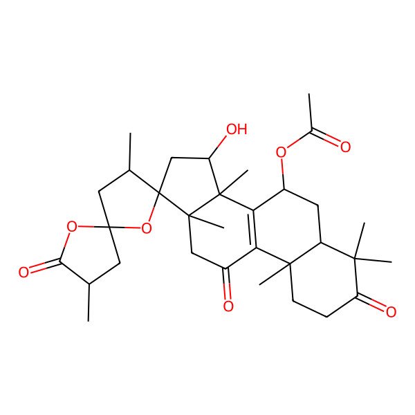 2D Structure of Spiroganocalitone D