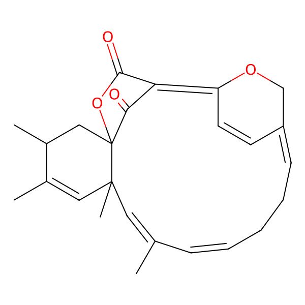 2D Structure of Spirohexenolide B