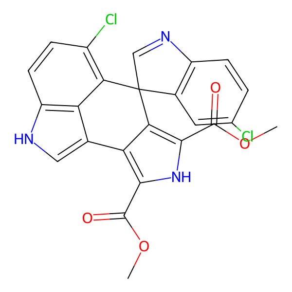 2D Structure of Spiroindimicin A