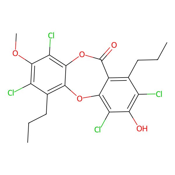 2D Structure of Spiromastixone J