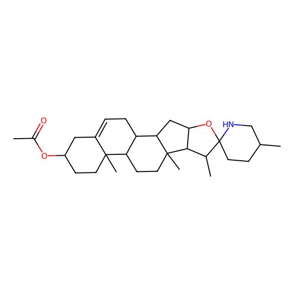 2D Structure of Spirosol-5-en-3-yl acetate 2D Structure of Spirosol-5-en-3-yl acetate