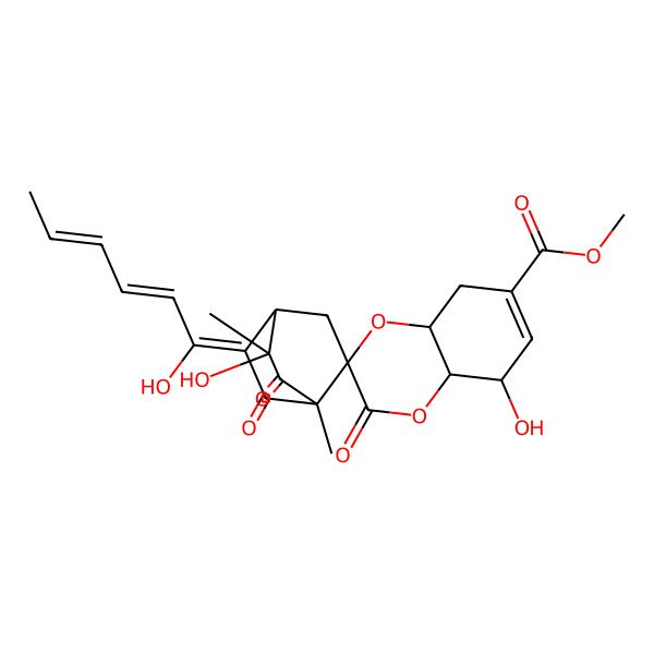 2D Structure of Spirosorbicillinol B