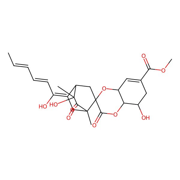 2D Structure of Spirosorbicillinol C