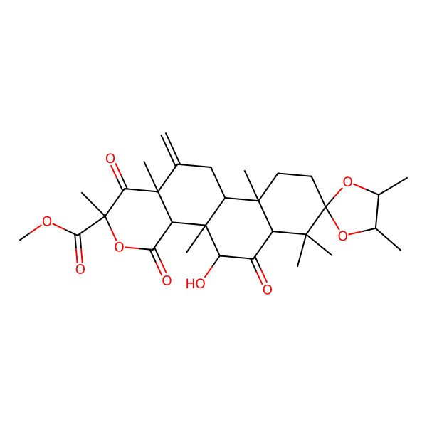 2D Structure of Spiroterreusnoid A