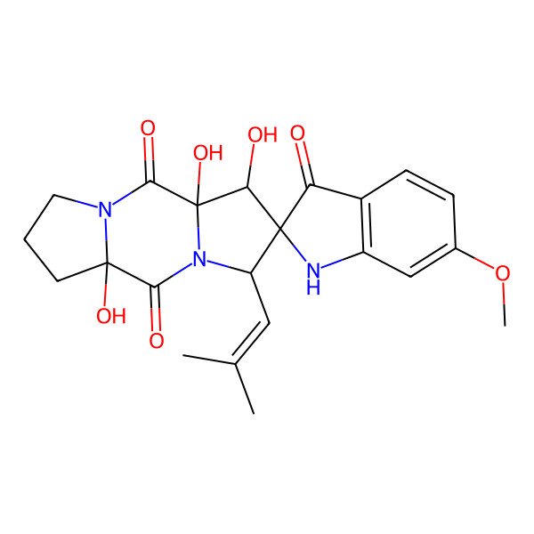 2D Structure of Spirotryprostatin G