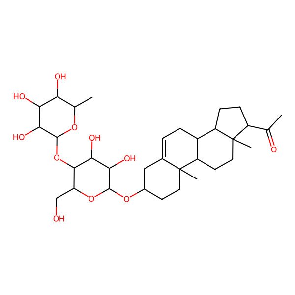 2D Structure of Spongipregnoloside B