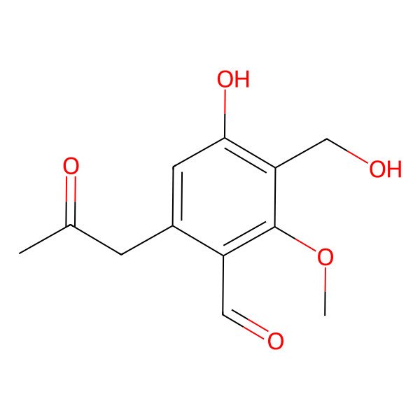 2D Structure of Sporulosaldein A