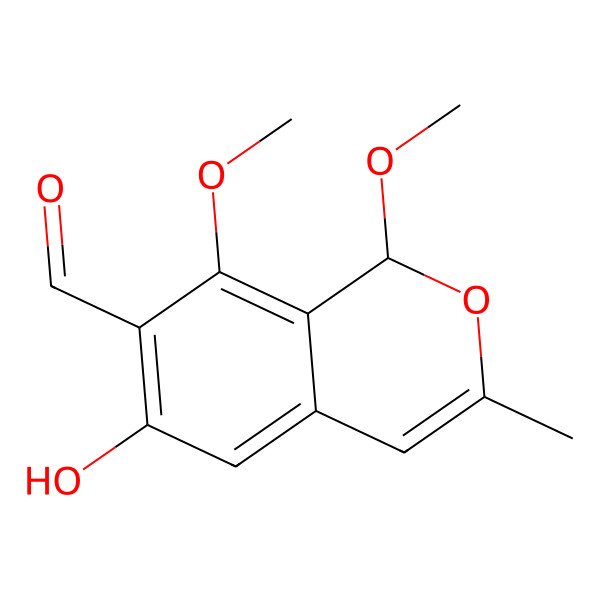 2D Structure of Sporulosaldein F