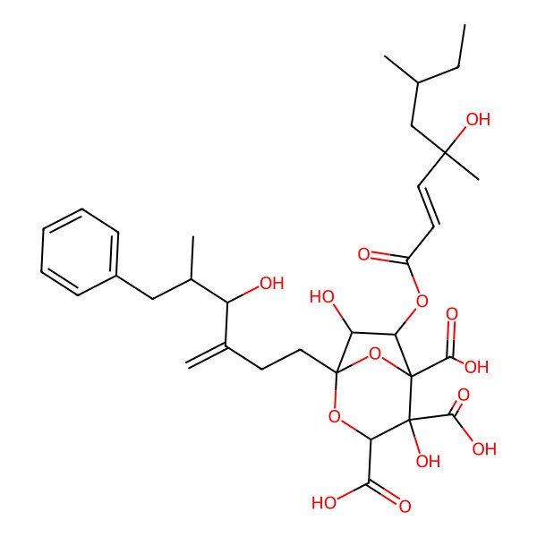 2D Structure of Squalestatin V2