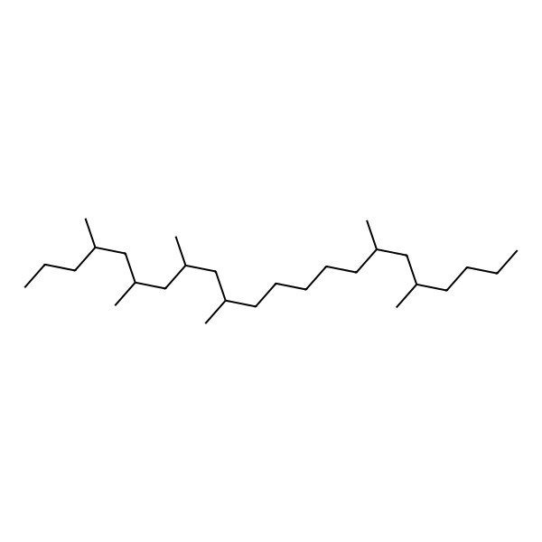 2D Structure of (4S,6R,8R,10S,16R,18S)-4,6,8,10,16,18-hexamethyldocosane