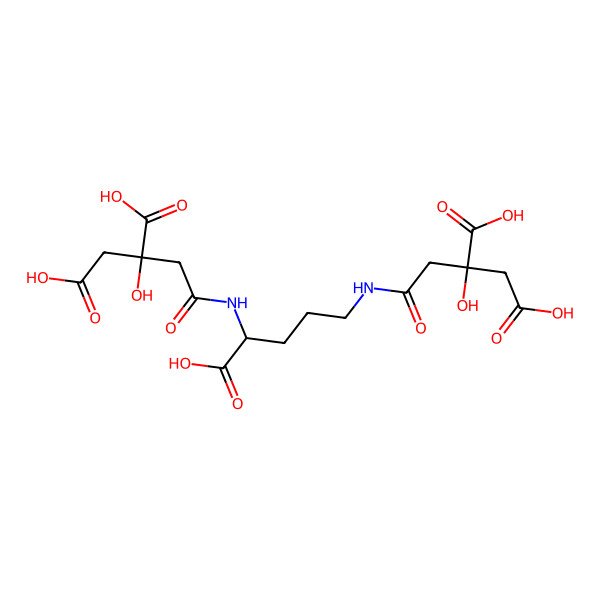 2D Structure of Staphyloferrin A