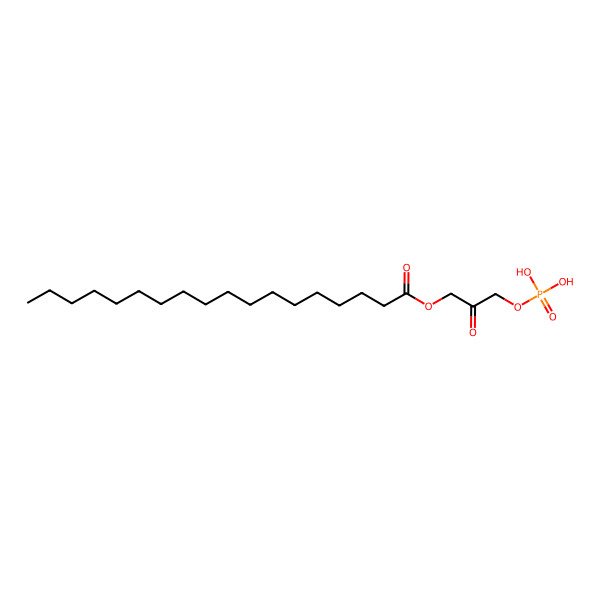 2D Structure of Stearoylglycerone phosphate