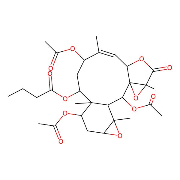 2D Structure of Stecholide A Acetate