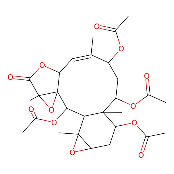 2D Structure of Stecholide C Acetate