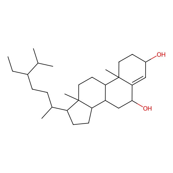 2D Structure of Stigmast-4-ene-3,6-diol