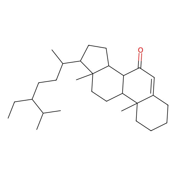 2D Structure of Stigmast-5-en-7-one