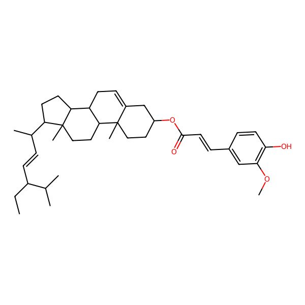 2D Structure of Stigmasteryl ferulate