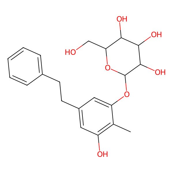 2D Structure of stilbostemin B 3\\\'-beta-D-glucopyranoside 2D Structure of stilbostemin B 3\\\'-beta-D-glucopyranoside