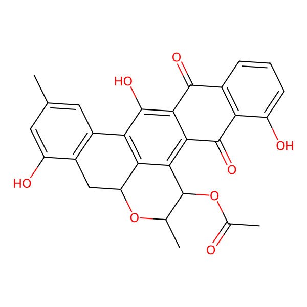 2D Structure of Streptoanthraquinone A