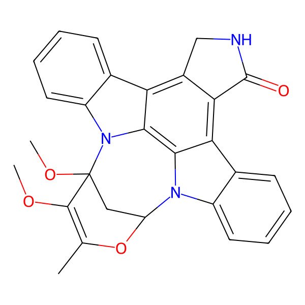 2D Structure of Streptocarbazole B
