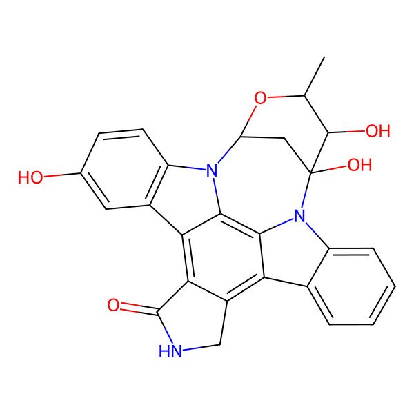 2D Structure of Streptocarbazole D