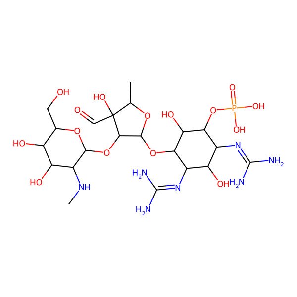 2D Structure of Streptomycin 6-phosphate