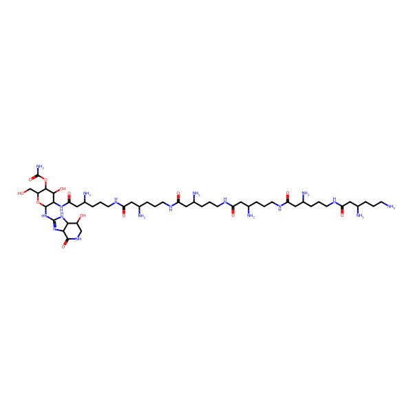 2D Structure of Streptothricin A
