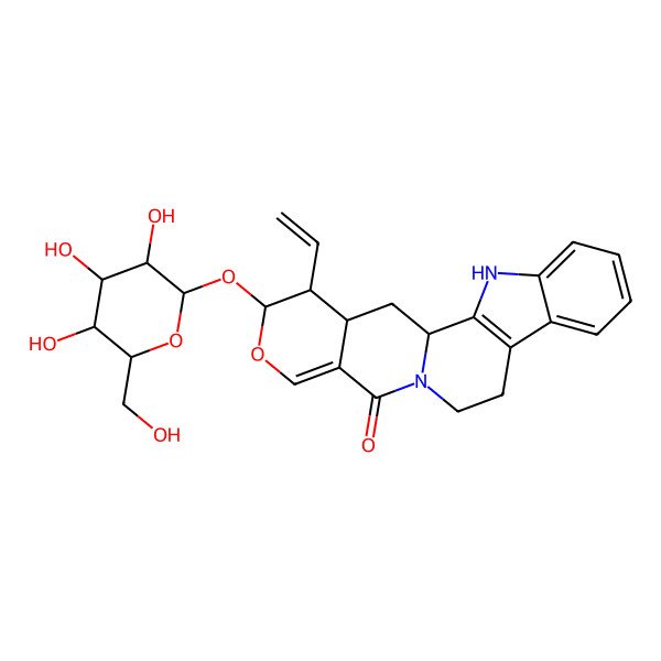 2D Structure of Strictosamide