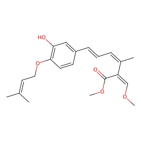2D Structure of Strobilurin F