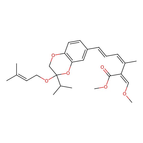 2D Structure of Strobilurin M