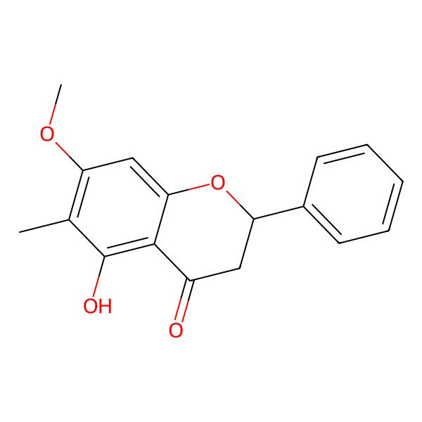 2D Structure of Strobopinin-7-Methylether 2D Structure of Strobopinin-7-Methylether