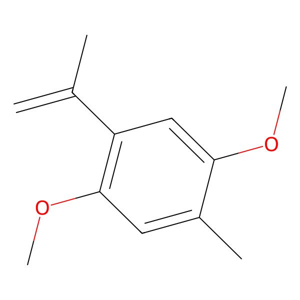 2D Structure of Styrene, 2,5-dimethoxy-alpha,4-dimethyl-