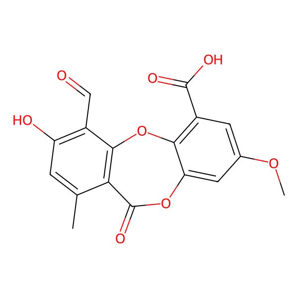 2D Structure of Subpsoromic acid
