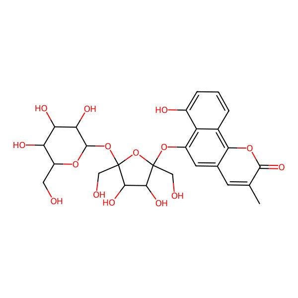 2D Structure of Sucro-neolambertillin