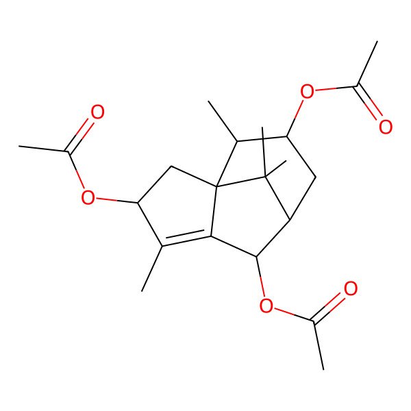 2D Structure of Sugetriol triacetate
