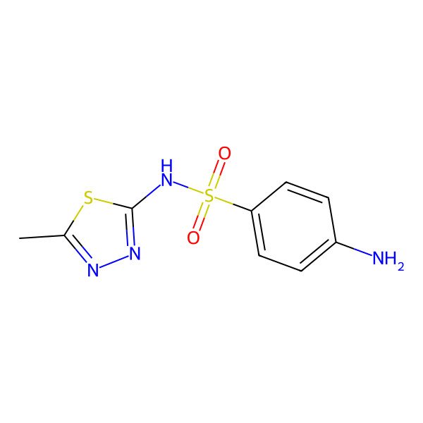 2D Structure of Sulfamethizole