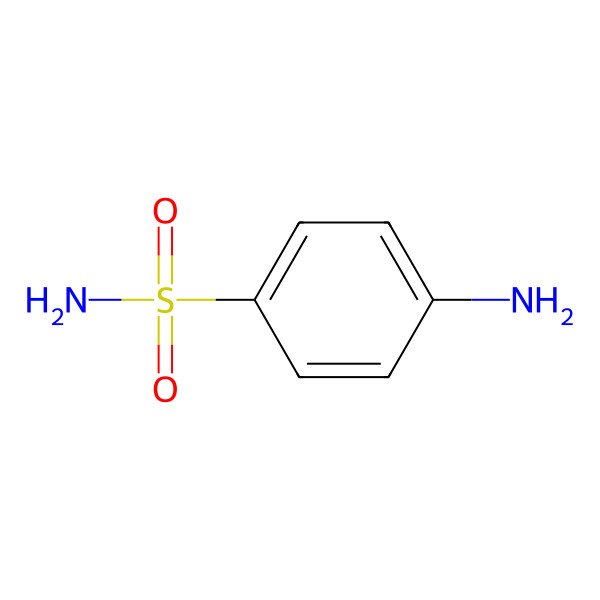 2D Structure of Sulfanilamide