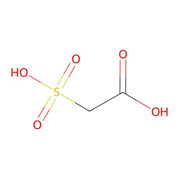 2D Structure of Sulfoacetic acid