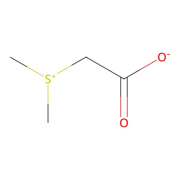 2D Structure of Dimethylsulfonioacetate