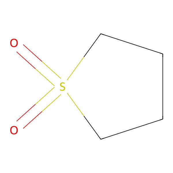 2D Structure of Sulfolane